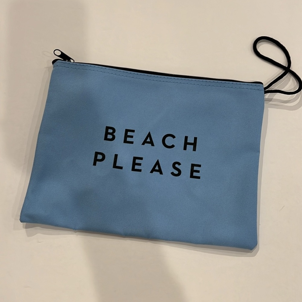 Milly beach please blue beach zip pouch - Picture 2 of 6